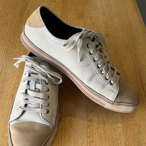 John Varvatos Leather Sneakers